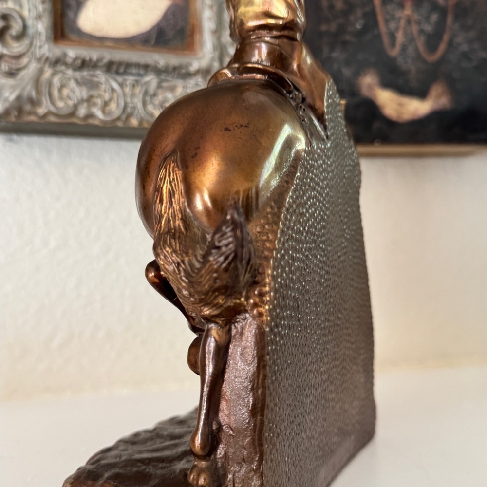 Gladys Brown Edwards Dodge Bronco Buster Cowboy Bookend 1947 –‎ As Is - Picture 7 of 14